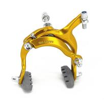 DIA-COMPE C suportinis stabdys Road dviratis BYA412 Sulankstomas dviratis Retro miesto dviratis Dvigubo atraminio suporto stabdys 61-79mm Aliuminio lydinys Gold 1Pcs yellow