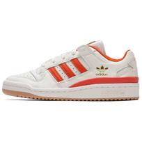 Adidas Originals Forum Madingi Universalūs Patvarūs Kvėpuojantys Žemi Skate Batai Unisex Sportbačiai Balti Oranžiniai JQ1537 43⅓ white