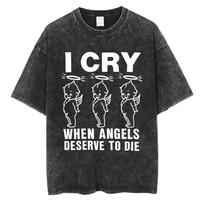 Washed Vintage System of A Down Toxicity Chop Suey I Cry When Angels Deserve To Die Tshirt Mens Rock Alternative Metal T-shirts XL įvairiaspalvis