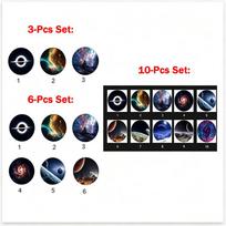 3/6/10 VNT Projektuojami raštai LED Planetų Projektorius Šviesa Sukasi 360 Laipsnių Žemė, Merkurijus, Marsas Saturnas Dovanai, Kambario Dekoravimui Starry Sky-6PC