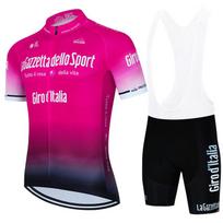2026 Tour De Giro D'ITALIA Cycling jersey Sets Mens Cycling Clothing Summer Short Sleeve Quick-dry MTB bike suit Ropa Ciclismo Asian size-3XL pink