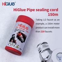 PTFE tape 55 Magic Rope Pipe Thread Sealer - Instant Sealing, Replacement of Water and Gas Pipes, Water Heater Thread Tape 150M-1pc-red gray