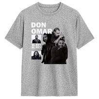 Harajuku T Shirt Beach Rapper Don Omar Novelty T Shirts Cotton Tshirt For Unisex Y2k Fun Pattern Short Sleeve Tops S black