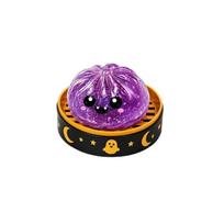 5Cm/10Cm Halloween Ghost Dumpling Pressure Squishies Slow Rising Stress Relief Fidget Toy For Kids Adults Anti-Anxiety Gift purple