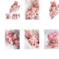 E7Ce 51Cm Realistic Reborns Toy Baby Doll Comfort Toy For Children Educational Play CN white