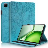 For Honor Pad X9B Max Case Cover Embossed Tree PU Leather Wallet Flip Cover For Funda Honor Pad X9 Max 13 inch 2026 Case Coque X9B (X9) Max 13 inch mėlyna