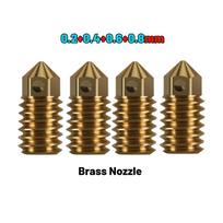Hotend For Bambu Lab A1 mini Assembly Hotend Kit 0.2 0.4 0.6 0.8MM Replaceable Nozzle For 3D printer Bamboo Lab A1/A1mini Hotend 1pcs
