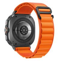Alpine Loop Band for Samsung Galaxy Watch Ultra Strap 47mm Accessories Nylon Pulseira Bracelet Correa Galaxy Watch Ultra 2 47 mm Galaxy Watch Ultra black