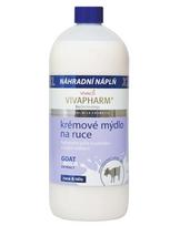 VIVAPHARM rankų muilas su ožkos pienu, PAPILDYMAS, 1 l