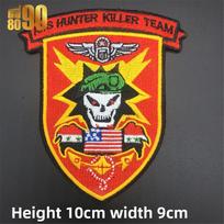 Flying Tigers Mechanized Witch American World War II Aviation Embroidery Badge Cloth Velcro Boutique Embroidery yellow