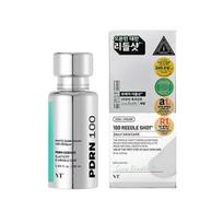 VT Cosmetics PDRN 100 Essence Skin Regeneration & Glow Boosting Set 30ml + Riddle Shot Stick Pouch 2ml x10 white