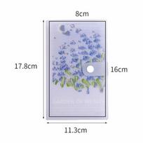 PVC Money Saving Binder Reusable Money Organizer Book New Budget Savings Book  Personal Finance violetinė