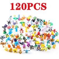 144 stiliaus Pokemon figūrėlės žaislai Anime Pikachu veiksmo figūrėlės modelis Dekoratyvinis papuošalas Kolekcionuokite žaislus Sukurta vaikų Kalėdų dovanai
