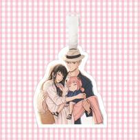 Anya Spy x Family Keychain Luggage Tag & Suitcase Charm white