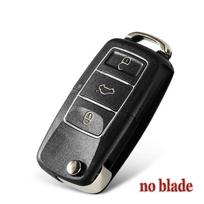 S For Vw Volkswagen Golf 4 5 Jetta Passat Cc Tiguan Polo Beetle Skoda Flip Remote Key Shell Fob 3 Button Car Key Case black
