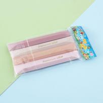 Fluorescent Pen Journaling High-level Appearance Notes for Students with Key Marks, Lipstick Fluorescent Pen Bagged gray