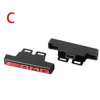 1pc ABS AMG grill grille emblem Grille Sticker Emblem Badge Sticker For AMG Mercedes-Benz W463 W464 W461 G63 G65 Car Accessories OR7 black
