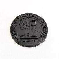 45mm 56mm 65mm 3D Metalinis Logotipas Obelis AMG Emblema Automobilio Galinė Šoninė C Stulpelio Ženklelis Mercedes Benz A C E GLA GLC GLE GLS Lipdukas AT1 45mm 1pcs gray