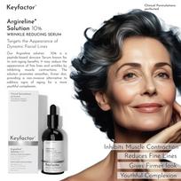 Keyfactor Argireline Solution 10% Raukšles mažinantis serumas | Veido serumas nuo senėjimo smulkioms raukšlelėms ir mimikos raukšlėms | Odos stangrinimas & lygumas P beige