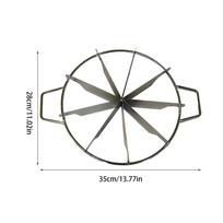 Stainless Steel Cake Cutter Tool 6/9/10 Slices Even Pizza Pie Divider For Cheesecake Wedding Birthday Party Restaurant Kitchen