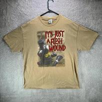 Vintage Monty Python Movie Promo T Shirt Holy Grail Black Knight Size Xl S juoda