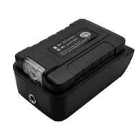Battery Adapter with Slide-On Battery Dock, 21V Input to 5V Output, LED Work Light, and Button Control for Home and Field Work Use 1