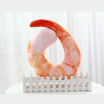 Minkšta ir minkšta įdaryta krevetės kaklo pagalvė patogiam miegui ir atsipalaidavimui Tcmy Fashion Shrimp