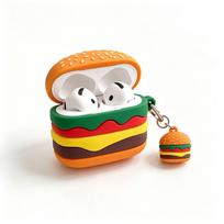 AirPods Pro 3 Silicone Hamburger Case - Cute Cartoon Earphone Protection Pro/Pro 2