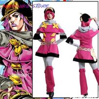 Anime Karšti Šortai Kelnės JoJo's Cosplay Drabužiai Batai Keistas Apranga Perukas Nuotykių Kostiumas Helovino Šventė Moterys Roleplay S black