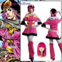 Anime Karšti Šortai Kelnės JoJo's Cosplay Drabužiai Batai Keistas Apranga Perukas Nuotykių Kostiumas Helovino Šventė Moterys Roleplay M black