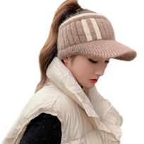 New Style Thicken Knit Hat Christmas Gift for Friends Girlfriend Mother Wife chaki