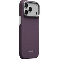 Pitaka Krašto dėklas PTK pynimas, charoito violetinė - iPhone 18/17 Pro Max