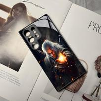 Šauni T-The Witcher 3 telefono dėklas, skirtas Samsung Galaxy S25 S24 S23 S22 S20 S21 Note20 Ultra Plus Fe Spalvotas Sidabrinis Dangtelis Samsung S21 FE