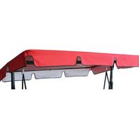 Atspari UV spinduliams sūpynių stogelio apsauga, Vandeniui atsparus Oksfordo audinio dulkėms atsparus uždangalas sūpynėms 142*120*18cm raudona