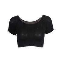 Marškinėlių formos prakaito įklotai, plaunami pažastų prakaito įklotai, daugkartinio naudojimo pažastų kvepalus sugeriantys įdėklai, apsauga, dezodorantas moterims, mergaitėms juoda
