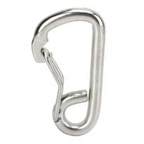 80mm Spring Snap Hook Bent Diving Carabiner Heavy Duty Quick Release Hook  Marine Use sidabras