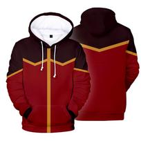Anime Avatar The Last Airbender Cosplay Hoodies 3D Printed Sweatshirt Men Women Long Sleeve Tracksuit Pullover Harajuku Y2k Coat XS oranžinė