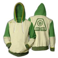 Anime Avatar The Last Airbender Cosplay Hoodies 3D Printed Sweatshirt Men Women Long Sleeve Tracksuit Pullover Harajuku Y2k Coat S geltona