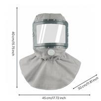 Dustproof Sandblast Hood with Window Shielding Sandblasting Long-Lasting