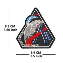 ARTEMIS Space Exploration Embroidered Patch - Rocket Launch & Lunar Probe Design for Outdoor Tactical Streetwear DIY Decor