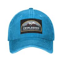 Twin Peaks Red Room Denim Cap Casual Baseball Caps Adjustable Hat Summer Unisex Baseball Hats black