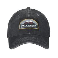 Twin Peaks Red Room Denim Cap Casual Baseball Caps Adjustable Hat Summer Unisex Baseball Hats gray