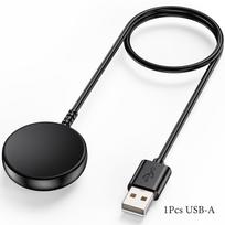 Magnetinis įkroviklis Samsung Galaxy Watch 8 7 6 5 4 3 Pro Active Ultra 40mm 44mm 1 vnt. 2 vnt. Galaxy Watch įkrovimo laidas Stotelė 7 USB-A 1m(3.3ft) black