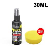 Automobilio plastiko restauravimo dangos priemonė Auto plastikinė guma išorės remontas Clean Refresh restauravimo priemonė Black Shine Seal Brighten