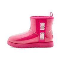 UGG CLASSIC CLEAR MINI Thermal Slip Resistant Thermal Slip Resistant Short Snow Boots Women's Rock Rose 1113190-RCR EU 38 pink