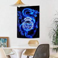 Real Madrid Wall Tapestry Rustic Farmhouse Great for Living Room Balcony Bedroom Versatile Decor Gallery Wall Gift for Birthday 100cmx150cm