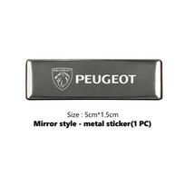 Automobilio kėbulo lipdukas Ženklelis Auto stiliaus apdailos aksesuarai Peugeot 206 307 308 3008 207 208 407 508 2008 5008 107 106
