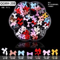 Nail Art Accessories Resin Simulation Biscuits Ice Cream Cute Cartoon Three-Dimensional Accessories Nail Mixed Bow gray