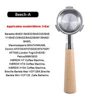 58mm 3 ausų Hibrew h7 h7a h10a Espresso be dugno portafilteris Breville Barista Max/Mini/Signature krepšelis Barista įrankiai gray