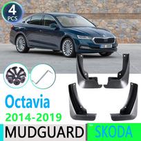 Purvasaugis Skoda Octavia 3 Sedanas MK3 A7 5E 2014~ Automobilio sparnas Purvasaugis Purvasaugis Apsauga Purvasaugis Purvasaugiai Automobilių priedai Fit Facelift Model black